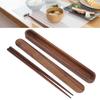 Wooden Chopsticks Portable Environmental Friendly Student Travelling Tableware Gift Set