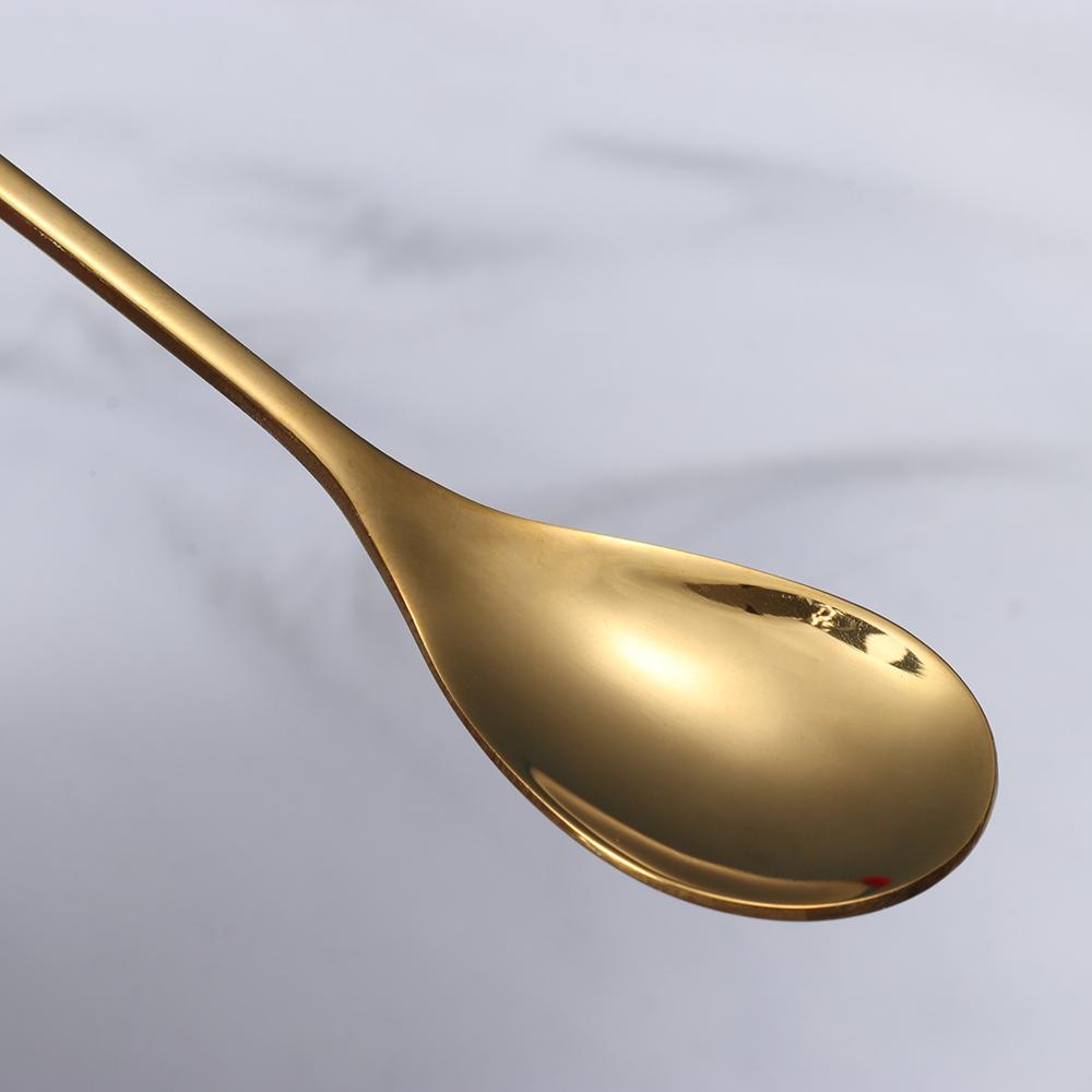 Ice Cream Stainless Steel Christmas Deer Head Xmas Antlers Christmas Spoons Coffee Scoops Tea Scoop