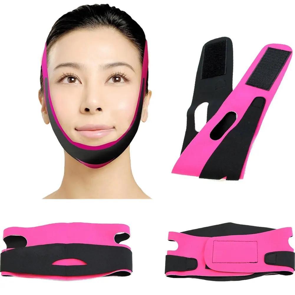 1pcs Face-Lift Reduce Double Chin Bandage Face V-Shaped Lift Up Belt Thin Neck Mask Sleeping Skin Care