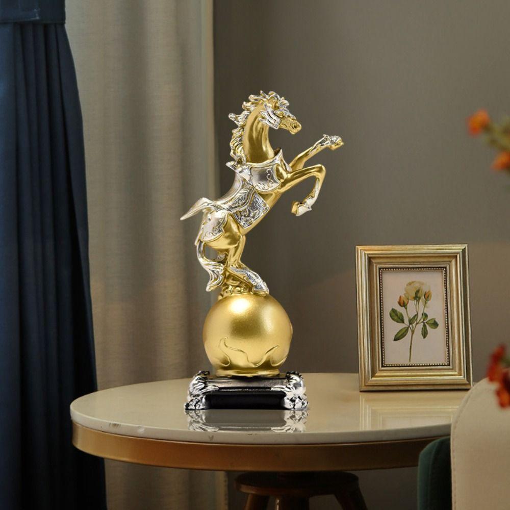 Art Horse Ornament Handicraft Animal Sculpture Micro Landscape Miniatures Figurine  Living Room