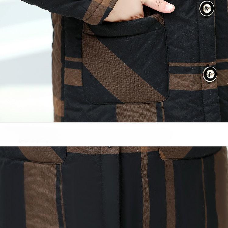 Woolen Coat Womens Autumn Winter New  Large Size 5XL Hooded Cotton Padded Jacket Fashion Outerwears