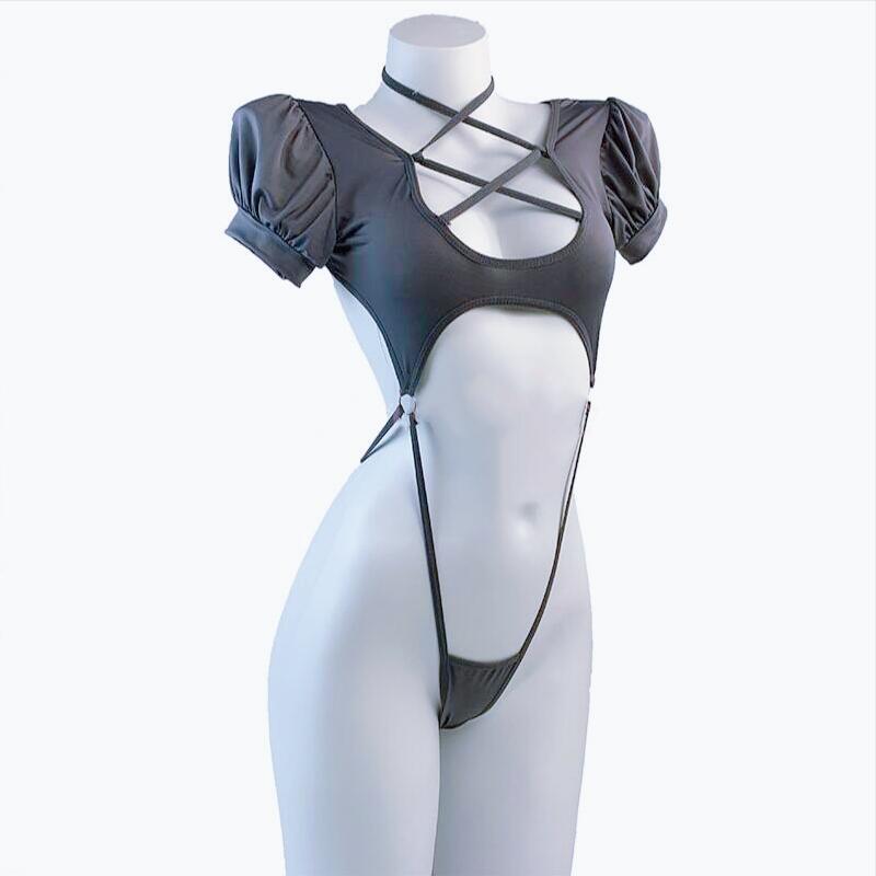 Erotic Lingerie Set Sexy Open Bra Backless Chemise Dress Women Cosplay Underwear Lenceria Sexi Porno Costumes