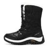 Womens Winter Warm Snow Boots High Top Waterproof Anti-Slip Outdoor Hiking Shoes With Faux Fur Lining