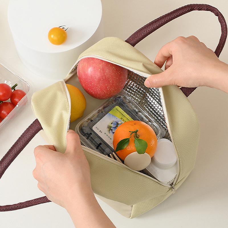 Cartoon Animals Printed Thermal Lunch Bags For Children Kids Storage Banto Lunchbox Food Bag Insulation Bags