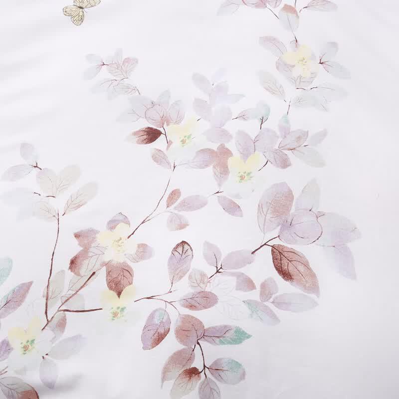 100% Cotton Simple Style 4-Piece Bedding Set for 1.8m Bed