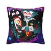 Stolas X Blitz Pillow Cover Helluva Boss Morden Pillow Case For Sofa Home Decoration Cushion Cover Polyester Graphic Pillowcases