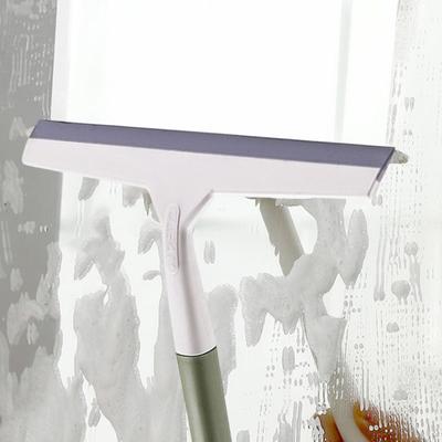 Glass Cleaning Wiper Soft Scraping Car Glass Cleaner Wiper Non-Slip Handle Mirror Window Wiper Home Supply