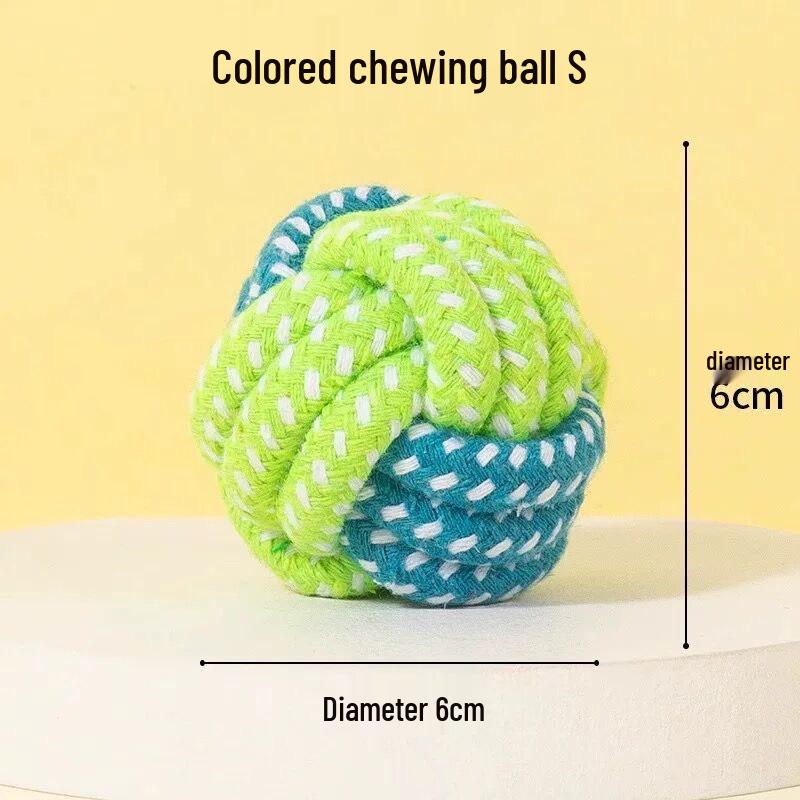 Two-Color Dog Chew Toys Set, Teething Sticks, Teeth-Cleaning, Training Rope for Pets