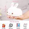 Night Light - Silicon Bunnies Pets Nursery Color Changing LED Decor with and Remote Control for