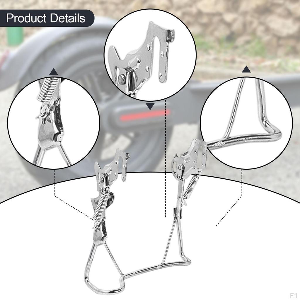 Bike Drop Stand Parking Rack Double Foot Rear Kickstand for Adults