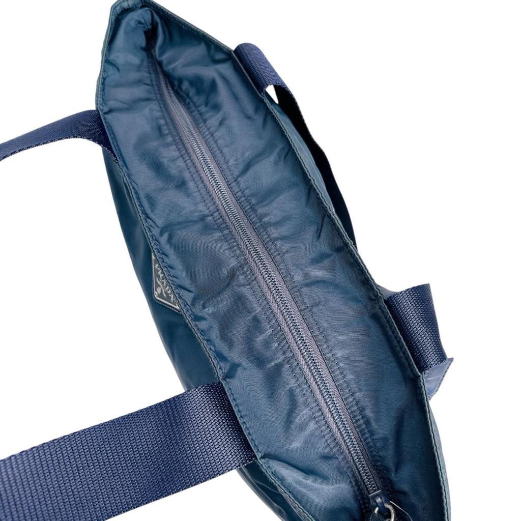 PRADA Commuting to school Large enough to fit A4 size paper Tote Bag Nylon Women Used