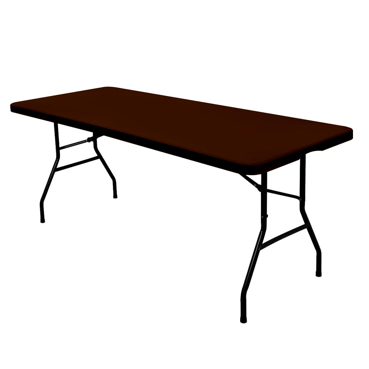 

3 размера, эластичная ткань, прямоугольная скатерть, складные столы, моющийся чехол для стола для пикника, кемпинга в помещении и на открытом воздухе 30x72inch(76x183cm) темно-коричневого