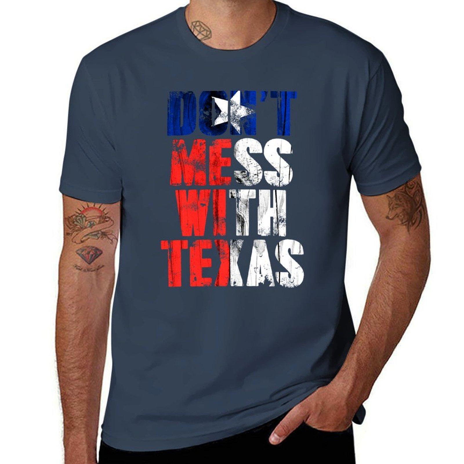Vintage Dont Mess With Texas Strong Tshirt Classic Basic Casual Tshirt S