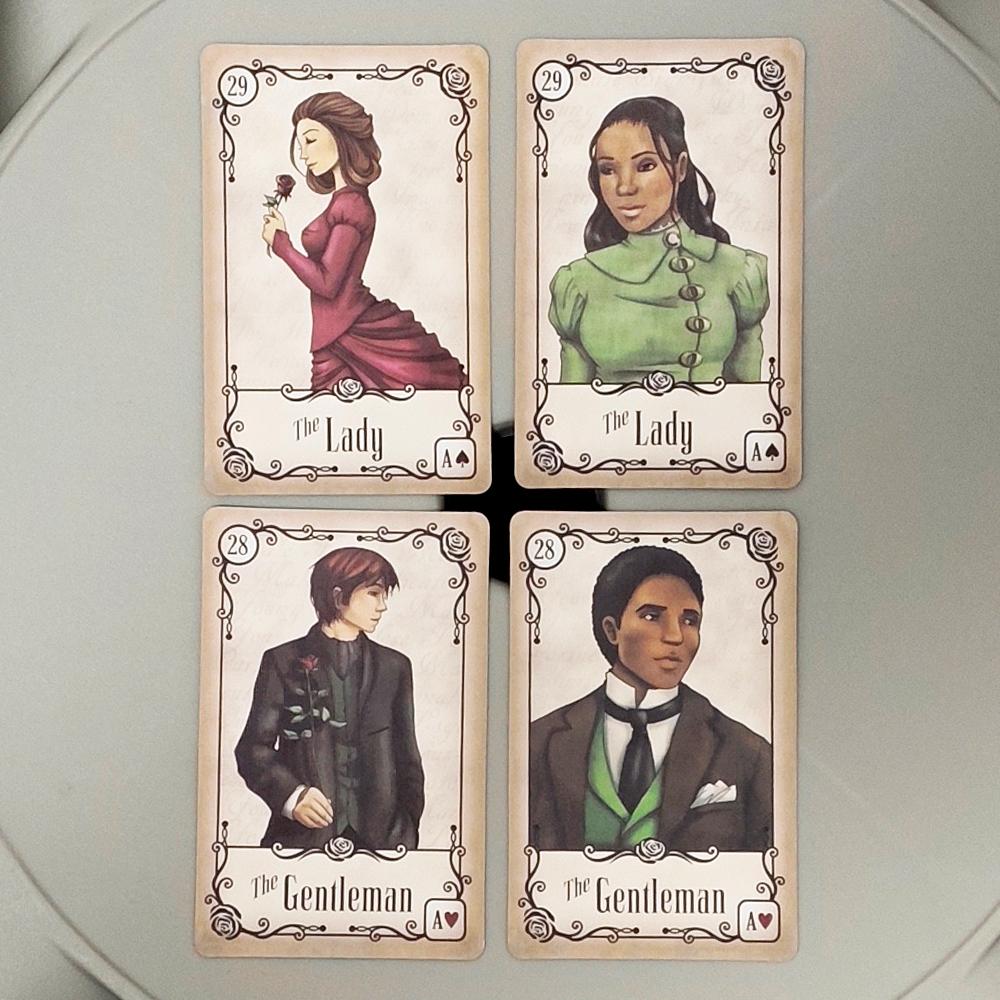 Under The Roses Lenormand Deck A Charming 40-card Petit Lenormand Deck Presented with Delicate Sepia- Toned Illustrations 9*6cm