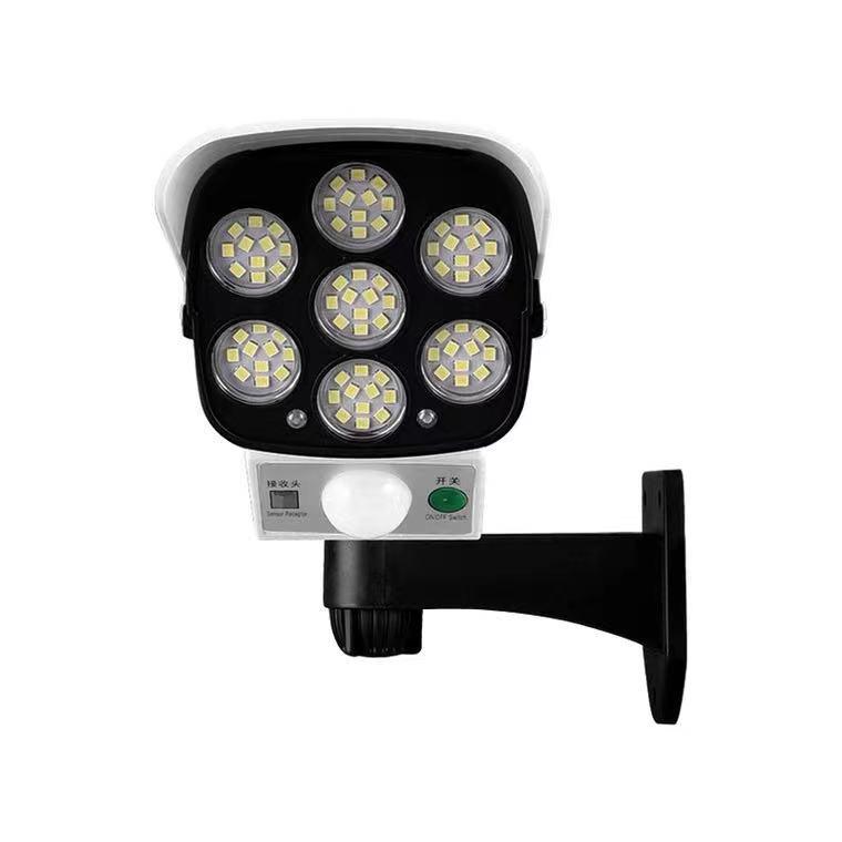 Smart Solar-Powered Outdoor Garden Lights with Motion Detection and Camera Design