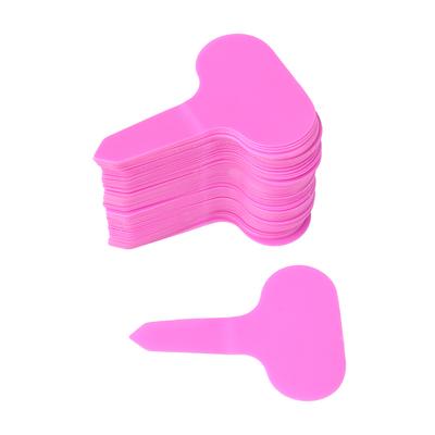 100pcs Garden Tags Plastic Plant T Shape Tags Markers Nursery Garden Labels Ornaments Garder De