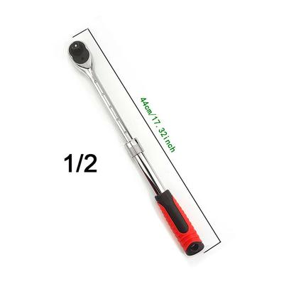 72-tooth Bidirectional Telescopic Ratchet Retractable Ratchet 5° Swing Angle