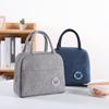 Portable Thickened Insulated  Bag Reinforced Handle Reusable Zipper Lunch Containers Bag