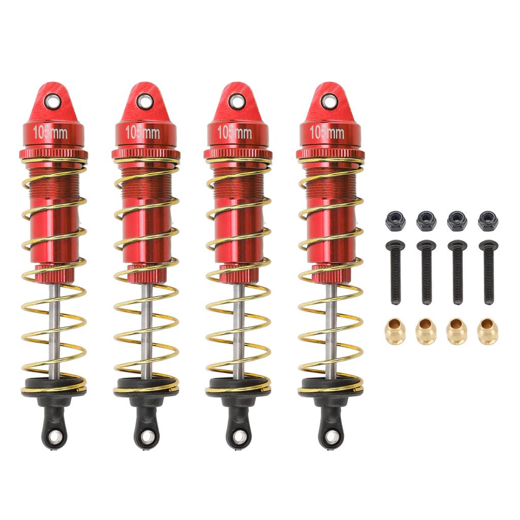 4Pcs RC Shock Absorber for SCX10 Replacement Front Rear RC Shock Absorber Spring Damper for 1/10 RC