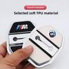 4PCS Silicone Car Interior Door Lock Cover Auto Door Latch Protective Sticker Accessories For BMW G80 G06 G07 G42 G14 G15 G16 F8