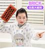 Touching Plush Simulation Tiles Office Nap Pillow Spoof Props Creative Novelty Funny Vent Hollow Red Brick Antistress Toys