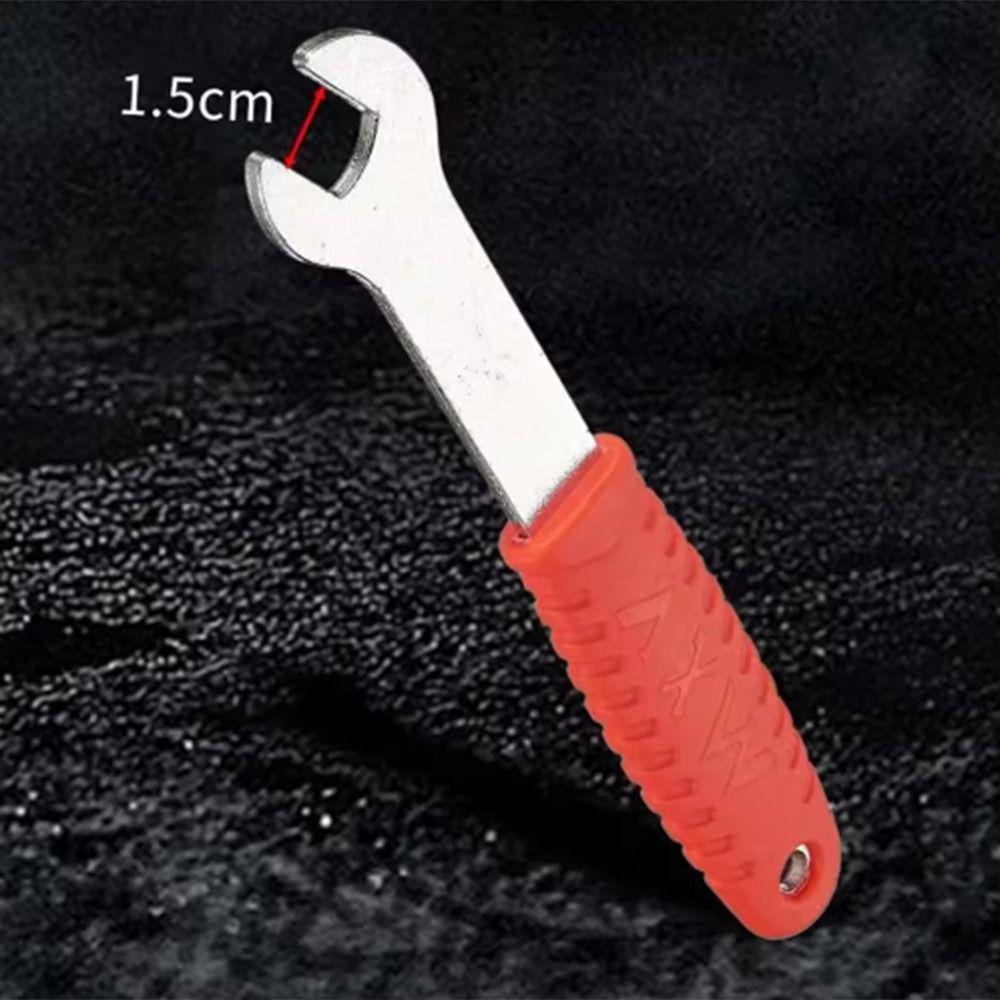 With Anti-slip Rubber Handle Pedal Remover Spanner 15mm Bike Repair Tool  Hand Tool