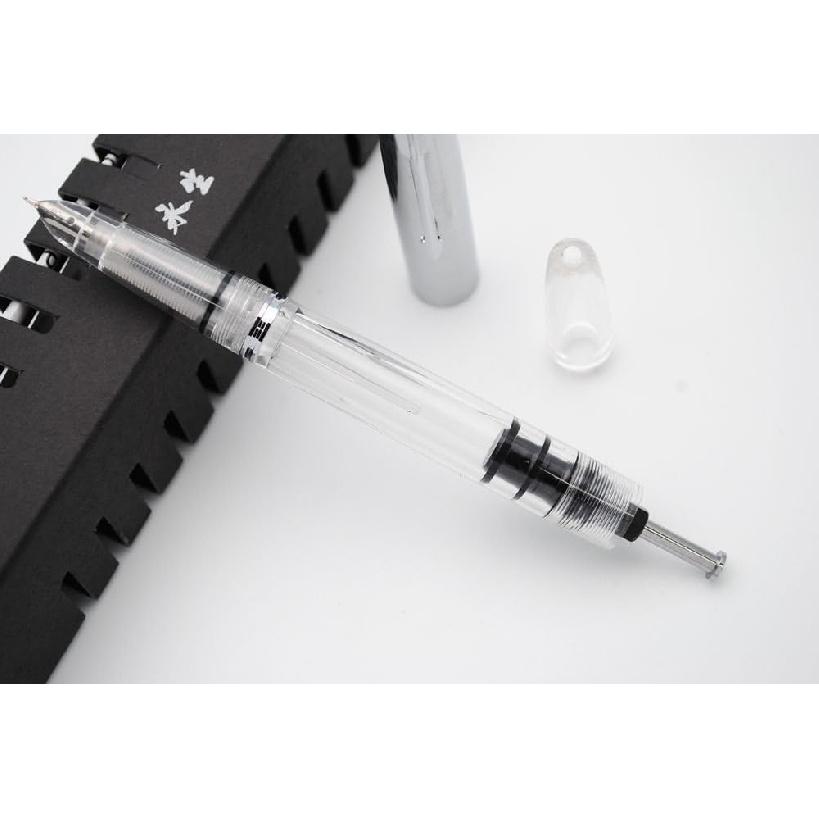 czxwyst 601 Steel Cap Vacumatic Fountain Pen (transparent-2)