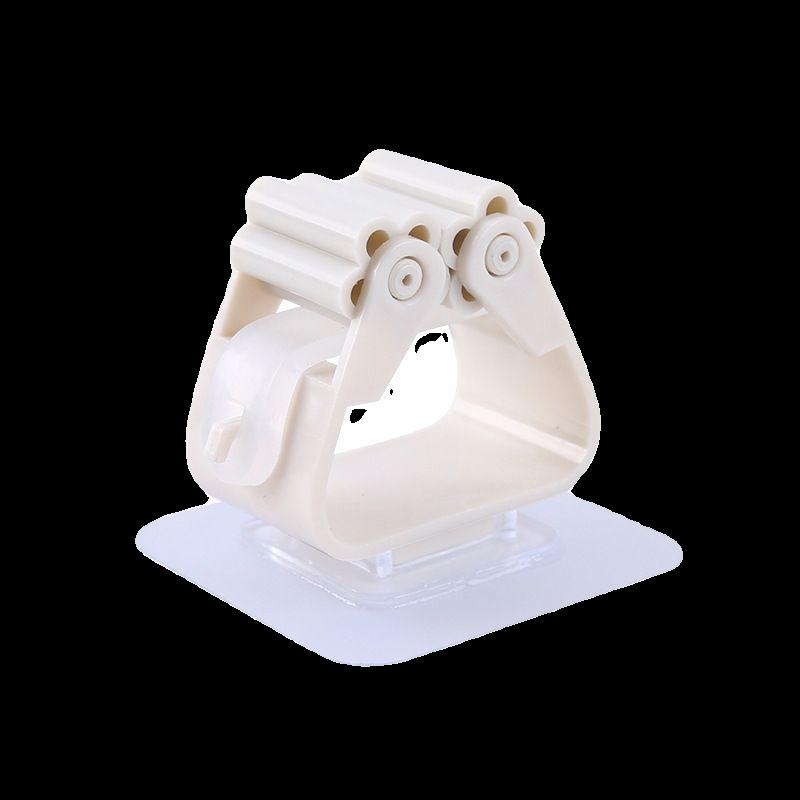 Strong Adhesive Mop & Broom Holder - No-Drill Wall Mount Hook for Bathroom