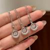 Elegant Heart Necklace for Women Minimalist Zircon Pendant Sparkling Collarbone Chain Dainty Luxury Jewelry Gift