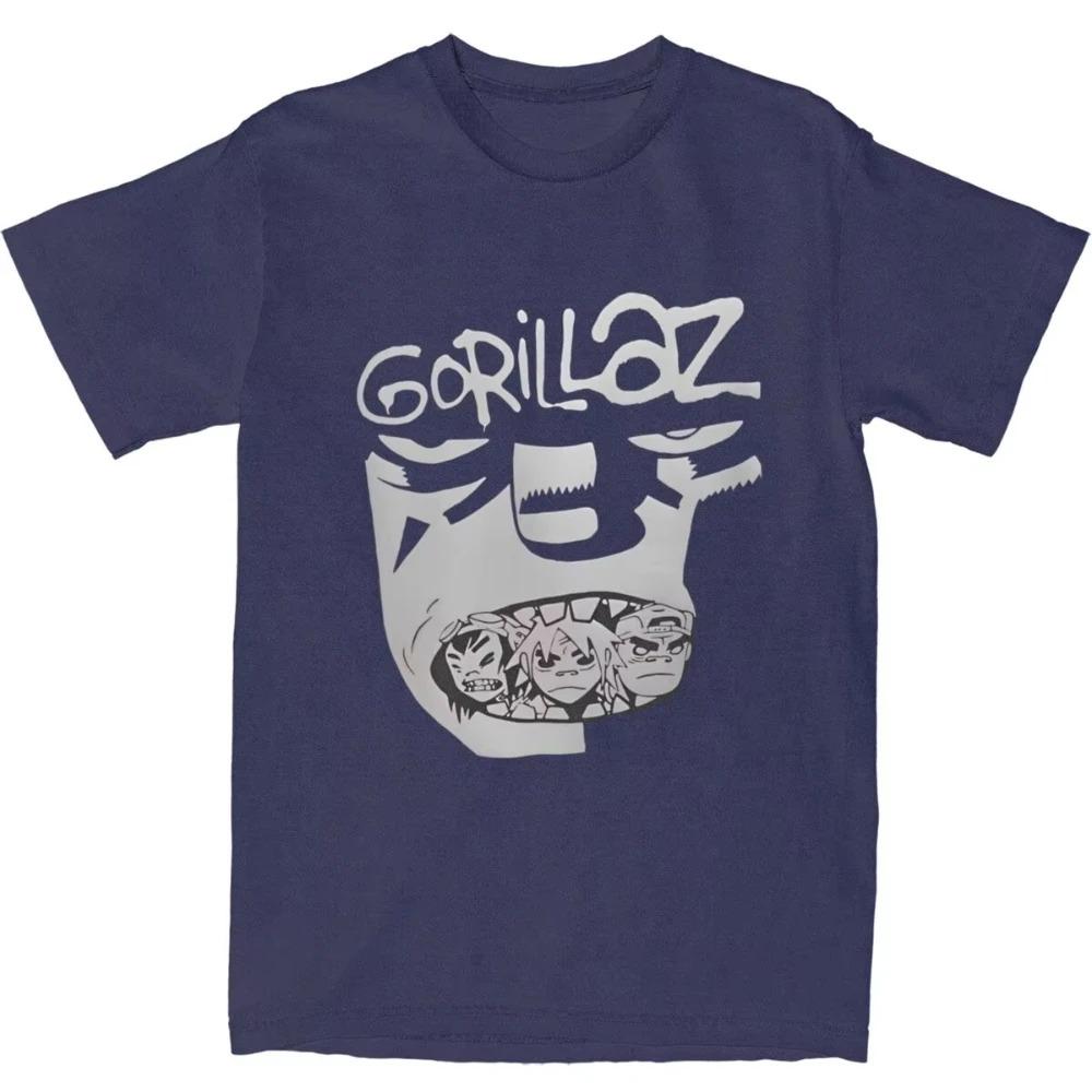 

Gorillaz Band Unisex TShirt Fashion Beach Tee Vintage Printed 100 Cotton Loose Top Plus Size 3XL 4XL Women And Men Tshirts 4XL