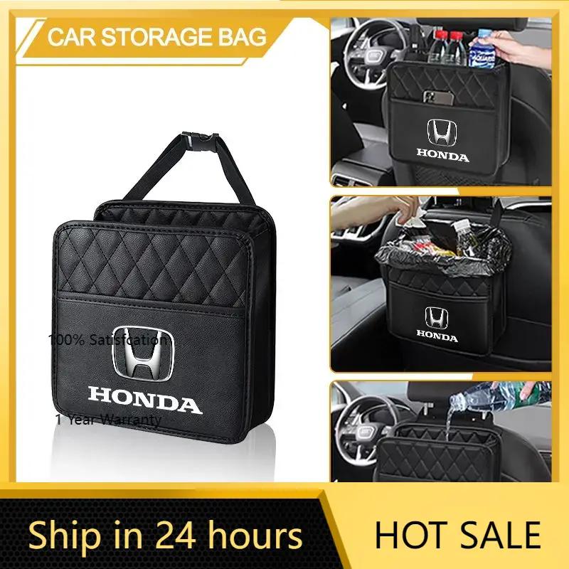For Honda Bil Baksete Oppbevaringsboks Telefonlomme Pose Bil Baksetebeskytter Hengende Oppbevaringspose For Honda Civci CRV Accord FIT