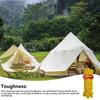 4M Outdoor Tent Cord Reflective Paracord Tent Rope Lightweight Camping Rope With Guylines Adjuster Tensioner Pouch For Tent Tarp