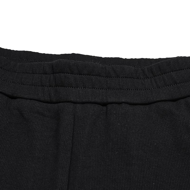 FILA White Simple Classic Soft Comfortable Knitted Straight Leg Casual Pants Women bottoms F11W543608FBK