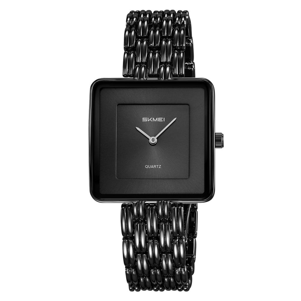 Skmei Unique Square Dial Watch Women Bracelet Watches Ladies Casual Quartz Watch Steel Women's Wristwatch