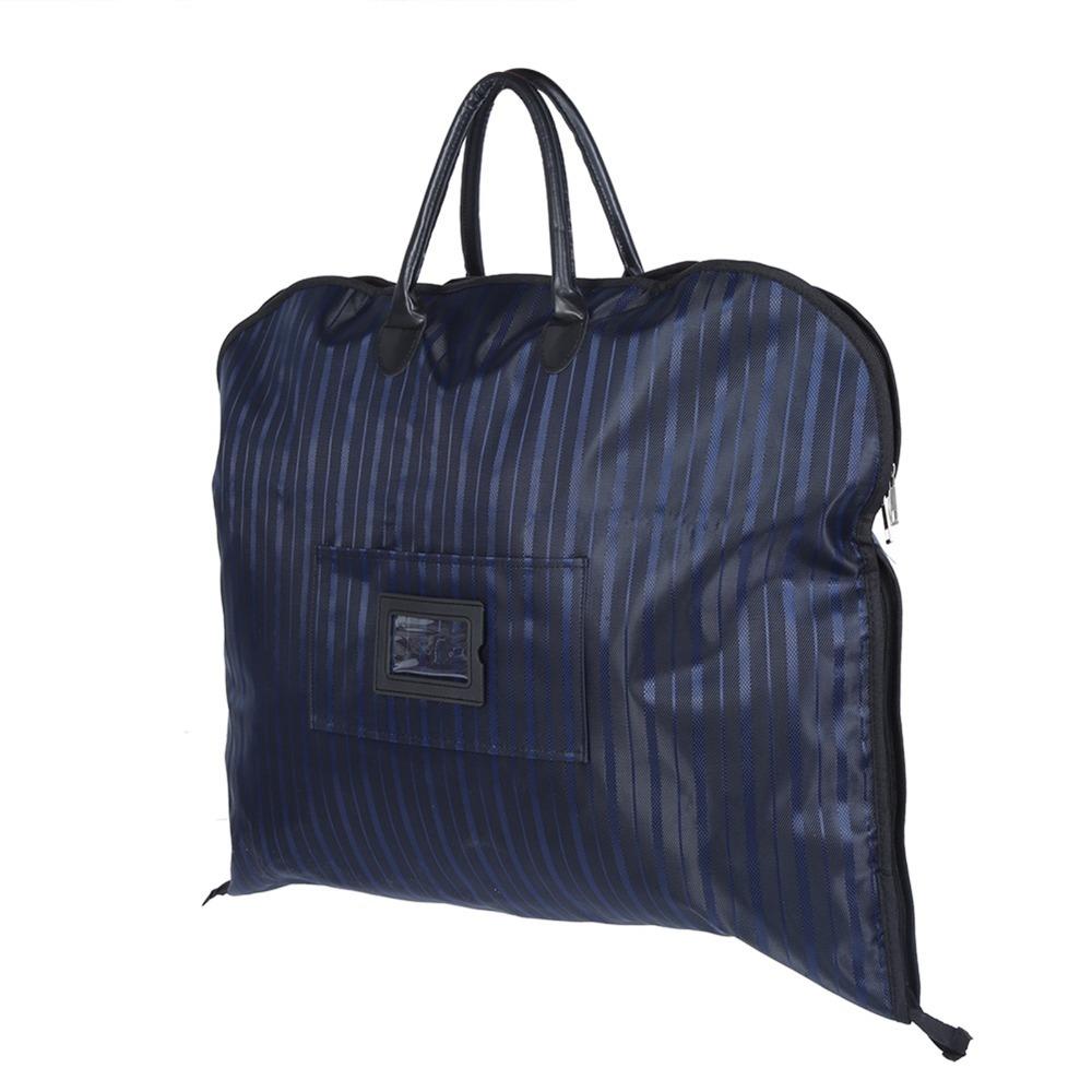 

Oxford Fabric Waterproof Business Suit Bag Garment Hanging Clothes Protector Business Travel синій
