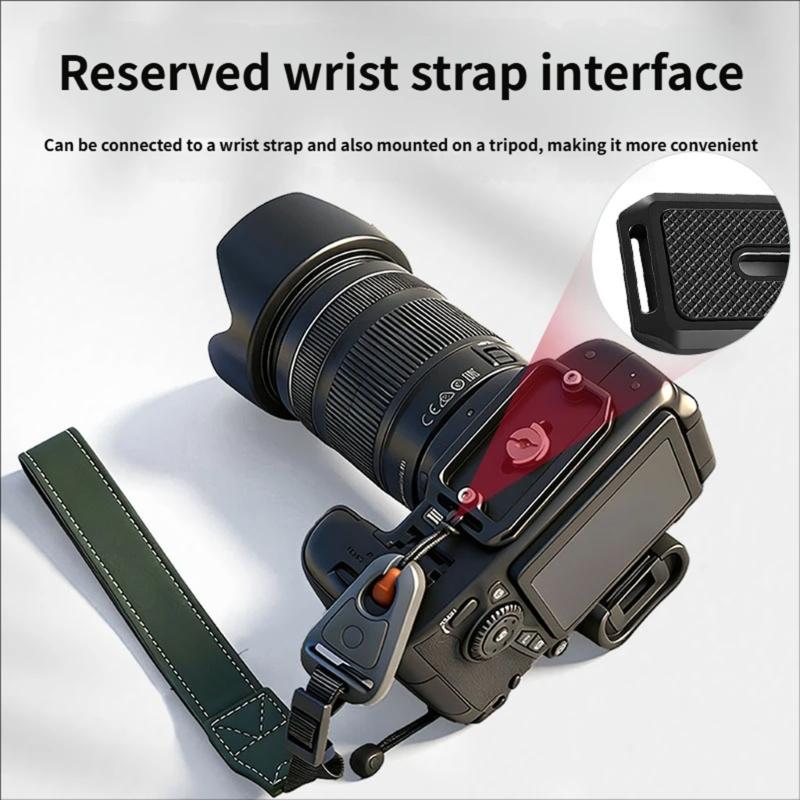 38mm Arca Standard Quick Release Plate For Tripod Ball Head With Anti Slip Rubber Pad And Precise Positioning Marks