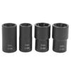 5pcs Metal Construction Bolt Remover Socket Tool Stripped Lug Nut Remover  For Vehicle Repair