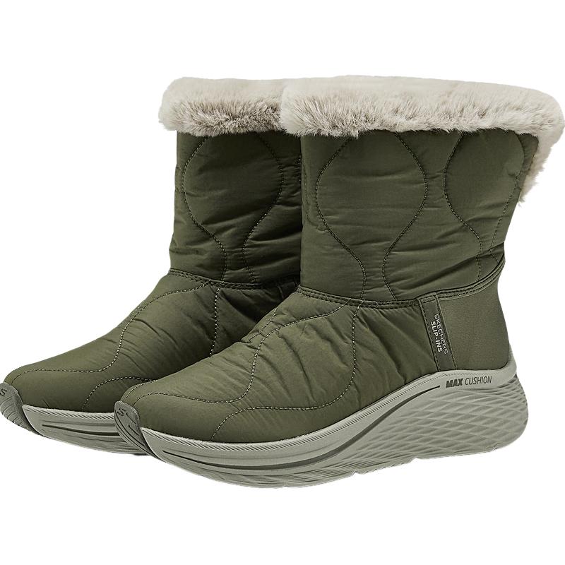 Skechers Women s Slip-on High-Top Winter Snow Boots 144384 37
