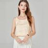 New Retro Imitation Flower Dill Jacquard Breathable Sling Vest Loose and Thin Top New Chinese Style Can Be Worn Outside and Inside Women's Summer