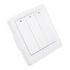 Wall Smart Light Switch Push Button Zero Fire 3 Gang 600W ABS for TUYA AC 110?240Vfor ZigBee