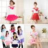 Elegant 3pcs Sailor Uniform Cosplay Costume Featuring Soft Polyester Fabric Design