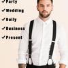 Multiple Styles Y-Back Suspenders Heavy Duty Button End Suspenders Elastic Suspenders  Women