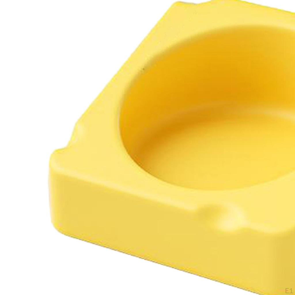 Compact Hamster Food Dish - Sturdy Ceramic Feeding Bowl for Small Pets