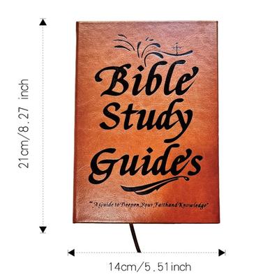 Bible Book Summary Guide Religious Faith-Based Notebook With Daily Scripture Notes&Prayer Reflections, For Men&Women Ideal Gift