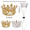 Adjustable Cord Sparkling Tiara Lightweight Pet Headwear Fashion Pet Decoration  Photo Prop