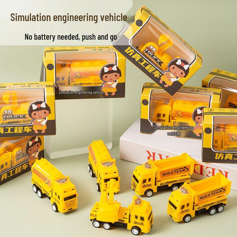 Детский инерционный экскаватор и бульдозер, игрушка