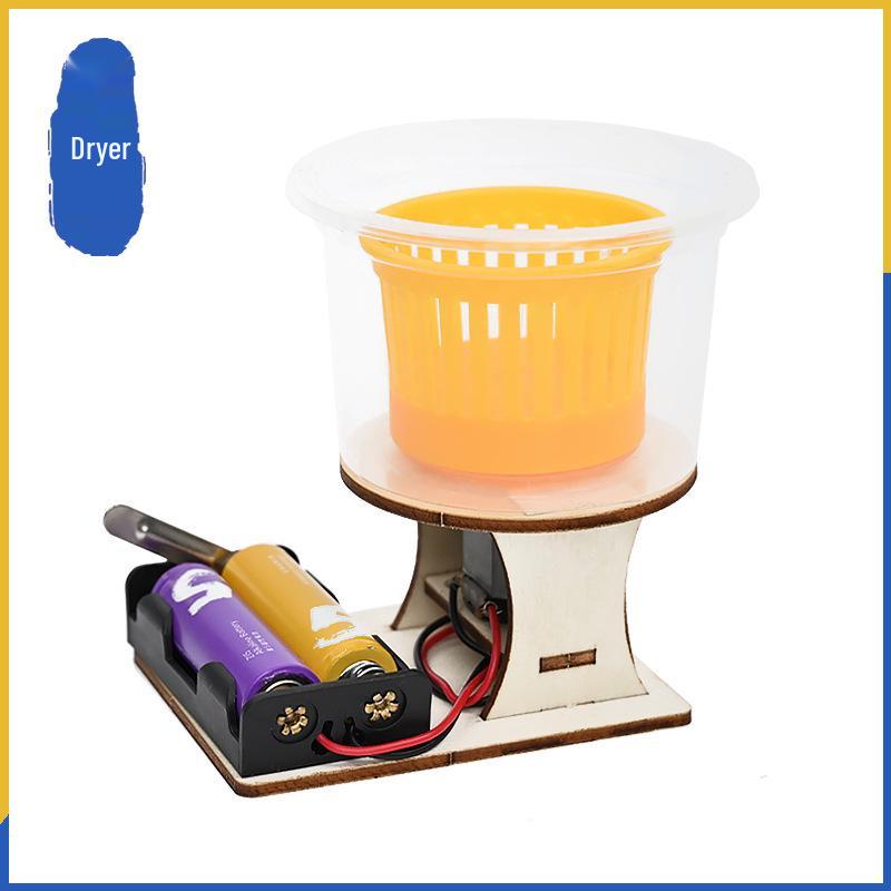 DIY Spin Dryer for STEM Classroom Experiments - Homemade Science Kit for Elementary School Projects