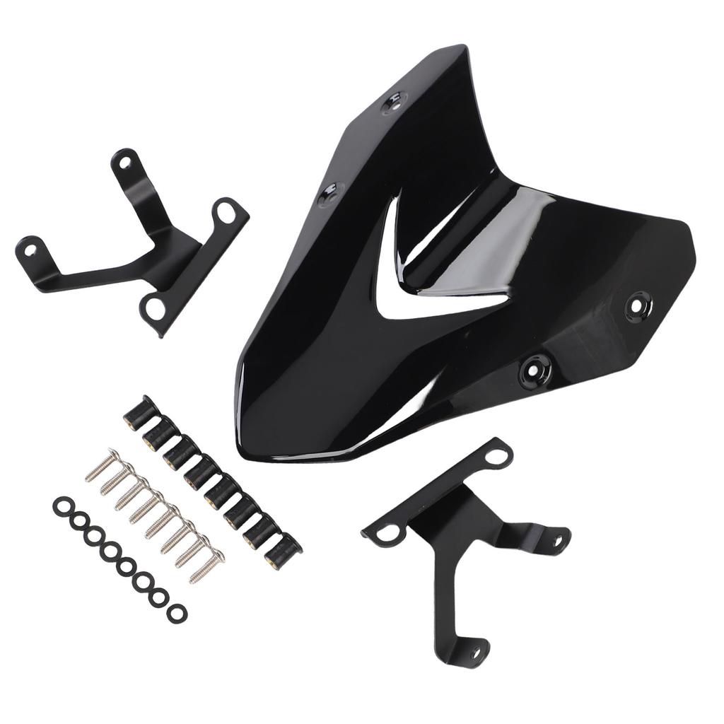 Motorcycle Wind Screen Spoiler High Strength Motorcycle Windscreen Sports Visor with Mounting Bracket Replacement for