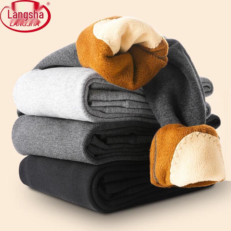 

Мужские термохлопковые брюки LangSha с флисовой подкладкой и наколенниками L (100-120 jin)