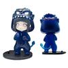1-9 Peças Naruto Caixa Surpresa Figuras Modelo Ornamento Anime Uchiha Sasuke Sakura Cosplay Figura de Ação Modelo Brinquedos Decorações Presentes